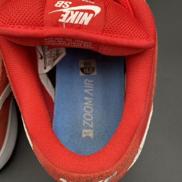 Nike Dunk Low Pro SB Challenge Red 2012 Mens Size 10.5 Skate Shoes Rare main image 9